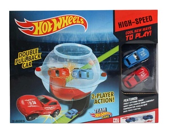 Игровой набор трек-сфера HOT WHEELS Double Pull Back Car, арт.HW220