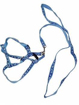 00027090 Поводок со шлейкой для кошек и собак, 1,5 см 00027090 Поводок со шлейкой для кошек и собак, 1,5 см