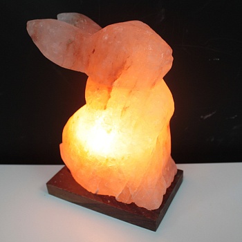 Солевая лампа Кролик Himalayan Salt Lamp Rabbit Shape Солевая лампа Кролик Himalayan Salt Lamp Rabbit Shape