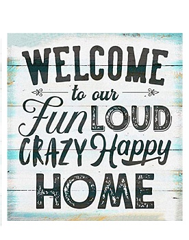 Алмазная мозаика картина стразами Welcome, 15х20 см