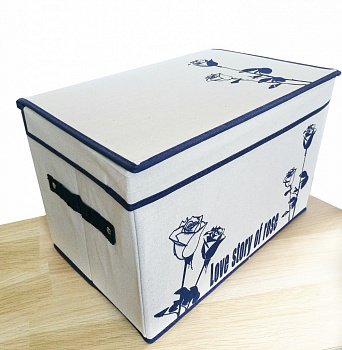 00017505 Короб для хранения вещей Love Story Of Rose, 38х26х26 см 00017505 Короб для хранения вещей Love Story Of Rose, 38х26х26 см