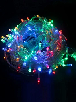 Разноцветная светодиодная гирлянда Нить 500 LED, 21 м
