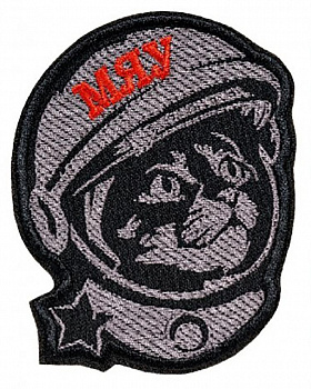 Нашивка на липучке Космокот, 7х9 см