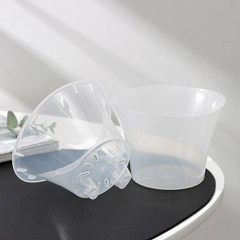 00040302 Кашпо с дренажной вставкой Лагуна, 0.6 л 00040302 Кашпо с дренажной вставкой Лагуна, 0.6 л