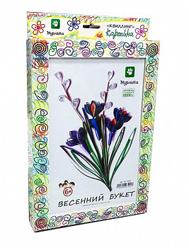 Набор для творчества QUILLING PICTURE Весенний букет