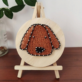 Набор для творчества Стринг Арт Собака, 11х11 см