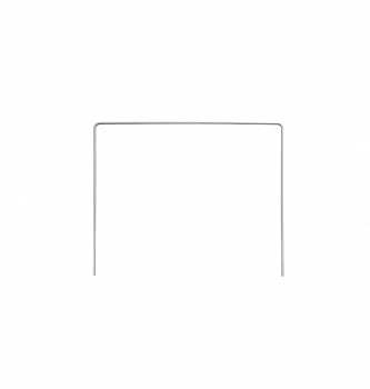 00025896 Скоба П-образная металлическая, 20 шт