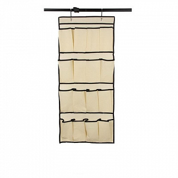 00025951 Подвесной органайзер для обуви SHOE ORGANIZER, 16 кармашков