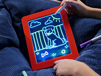 00017322 Волшебный планшет для рисования с подсветкой Magic Sketchpad