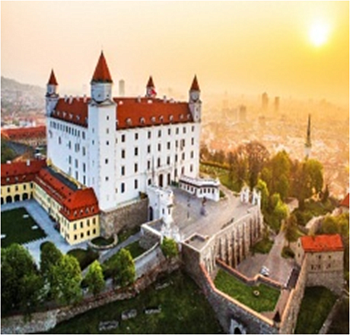 Алмазная мозаика картина стразами Братислава-Замок, 15х20 см