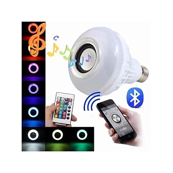 Лампа-колонка Bluetooth с динамиком и пультом