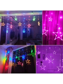Светодиодная гирлянда с LED подсветкой ЗВЕЗДА