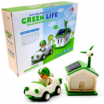 Конструктор на солнечной батарее GREEN LIFE