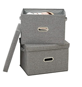 Складной короб для хранения вещей 32х31х26 см Складной короб для хранения вещей 32х31х26 см