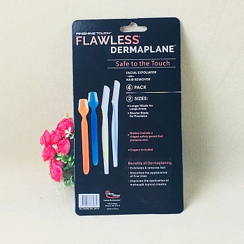 Триммер для лица Flawless Dermaplane, 4 шт