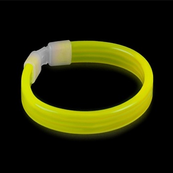 Тройной широкий светящийся браслет Triple Wide Glow Bracelet