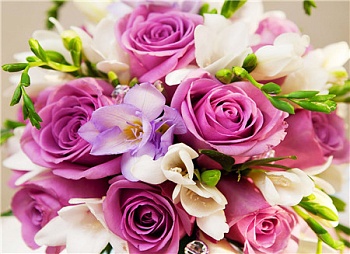 Алмазная мозаика картина стразами Букет роз, 50х65 см