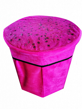 00017504 Складной пуфик-контейнер 2 в 1, 31х30 см