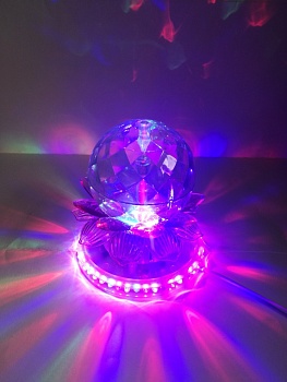 Светодиодный LED-светильник Шар В Лотосе, 13,5 см
