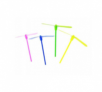 00020544 Светящаяся вертушка-пропеллер на палочке, 18 см