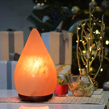 Солевая лампа Капля Himalayan Salt Lamp Dew Drop Shape