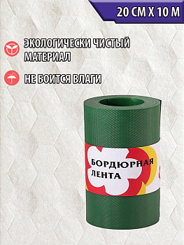 00025857 Лента бордюрная садовая, 0,2х10 м