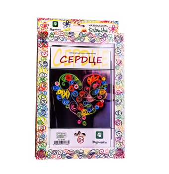 Набор для творчества QUILLING PICTURE Сердце