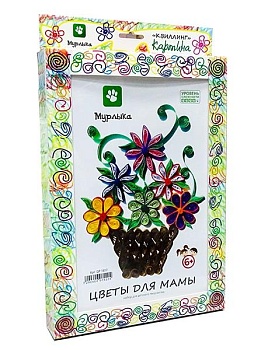 Набор для творчества QUILLING PICTURE Цветы для мамы