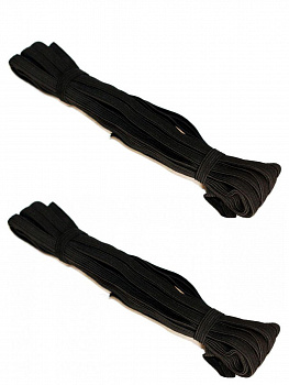 Резинка для одежды чёрная тонкая