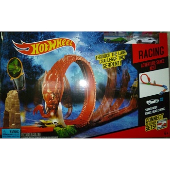 Гоночный трек  HOT WHEELS Adventure Snake Nest, арт. 3090