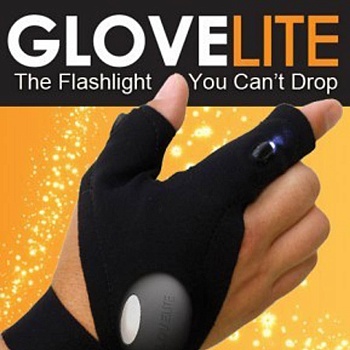 Перчатка со встроенным фонариком GLOVE LITE, 1 шт