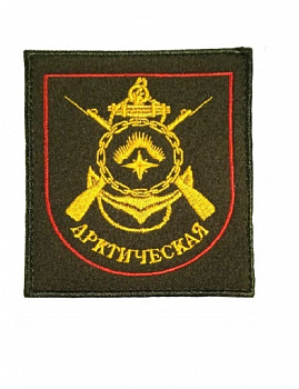 Нашивка на липучке Арктическая, 8х10 см
