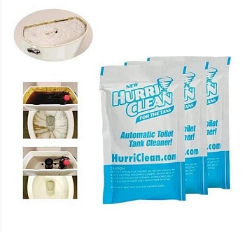 Пенящийся очиститель для унитаза Hurri Clean, 3 пакетика