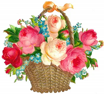 Алмазная мозаика картина стразами Корзина с цветами, 30х40 см Алмазная мозаика картина стразами Корзина с цветами, 30х40 см