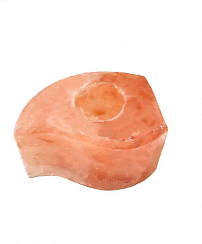 Солевой подсвечник Лист Himalayan Salt Candle Holder Leaf