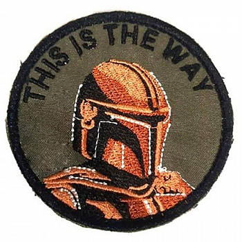 Патч на липучке This is the way, 8.5 см