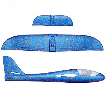 00014660 Метательный планер со светящейся кабиной, 48 см