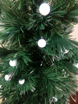 00007640 Ёлка искусственная со светящимися шариками