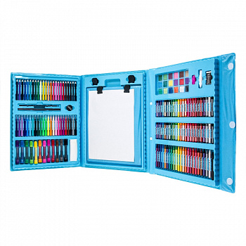 00021851 Набор для рисования со складным мольбертом в чемоданчике, 176 предметов 00021851 Набор для рисования со складным мольбертом в чемоданчике, 176 предметов