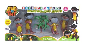 Лео и Тиг Сурикаты из 4-х фигурок арт:PS671