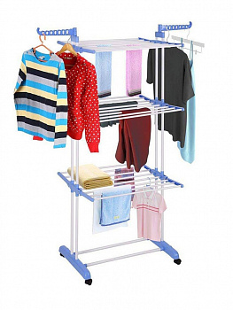Напольная раскладная сушилка для белья, 76.5х49х173 см Напольная раскладная сушилка для белья, 76.5х49х173 см
