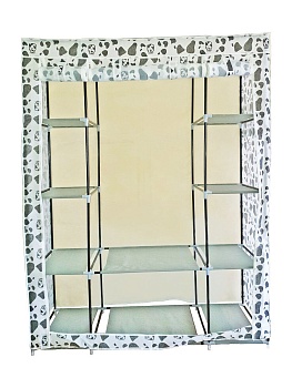 Складной каркасный тканевый шкаф