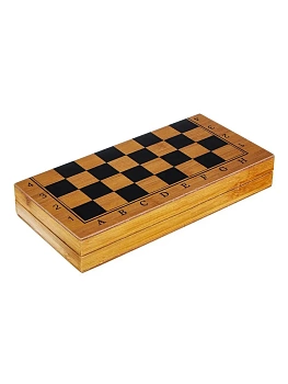 Настольная игра 3 в 1 Шахматы, Шашки, Нарды (деревянные )
