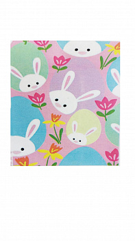 Алмазная мозаика картина стразами Зайчики, 15х20 см