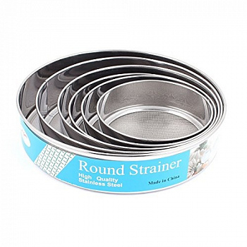 Набор сит из нержавеющей стали Round Strainer, 6 шт