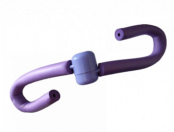 Компактный складной эспандер-бабочка, 48х11 см (сиреневый)