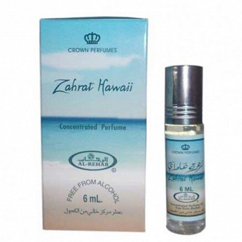 Масляные арабские духи Al-Rehab Concentrated Perfume ZAHRAT HAWAII, 6 мл