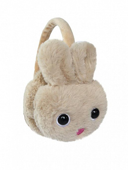 00033968 Наушники утепленные меховые для девочек "Зайчики" 00033968 Наушники утепленные меховые для девочек "Зайчики"