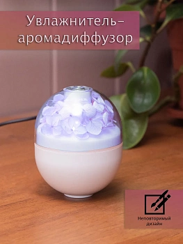 Увлажнитель воздуха со встроенной батареей, Большой 11х11 см