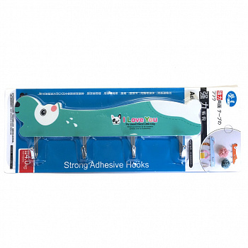 00006534 Вешалка в ванную комнату в виде кролика Little Rabbit, 23х8 см